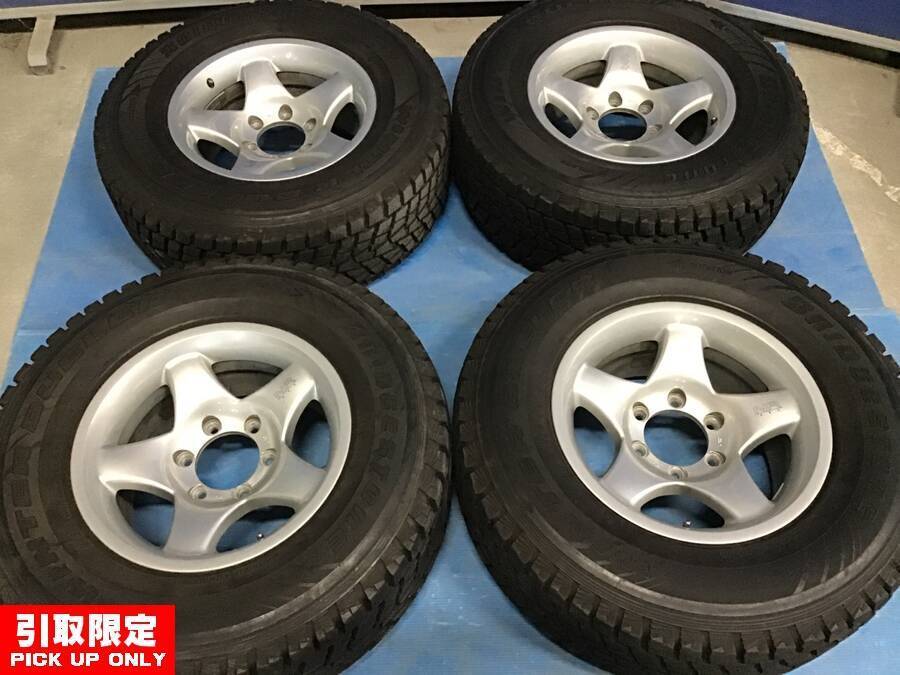引取限定 発送不可】BRIDGESTONE BERG NR 595 ホイール&スタッドレス 