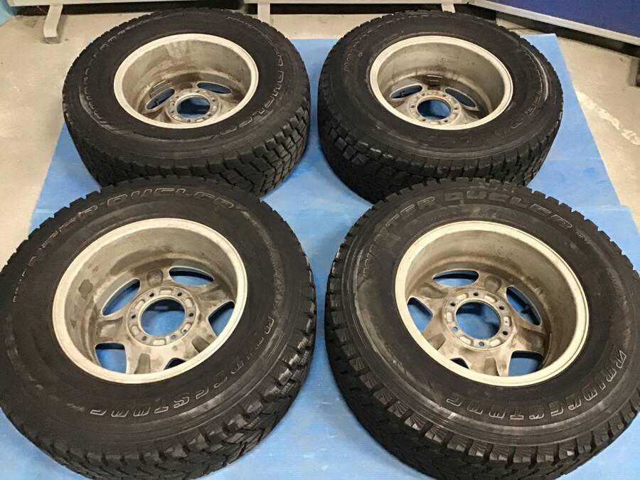 引取限定 発送不可】BRIDGESTONE BERG NR 595 ホイール&スタッドレス 