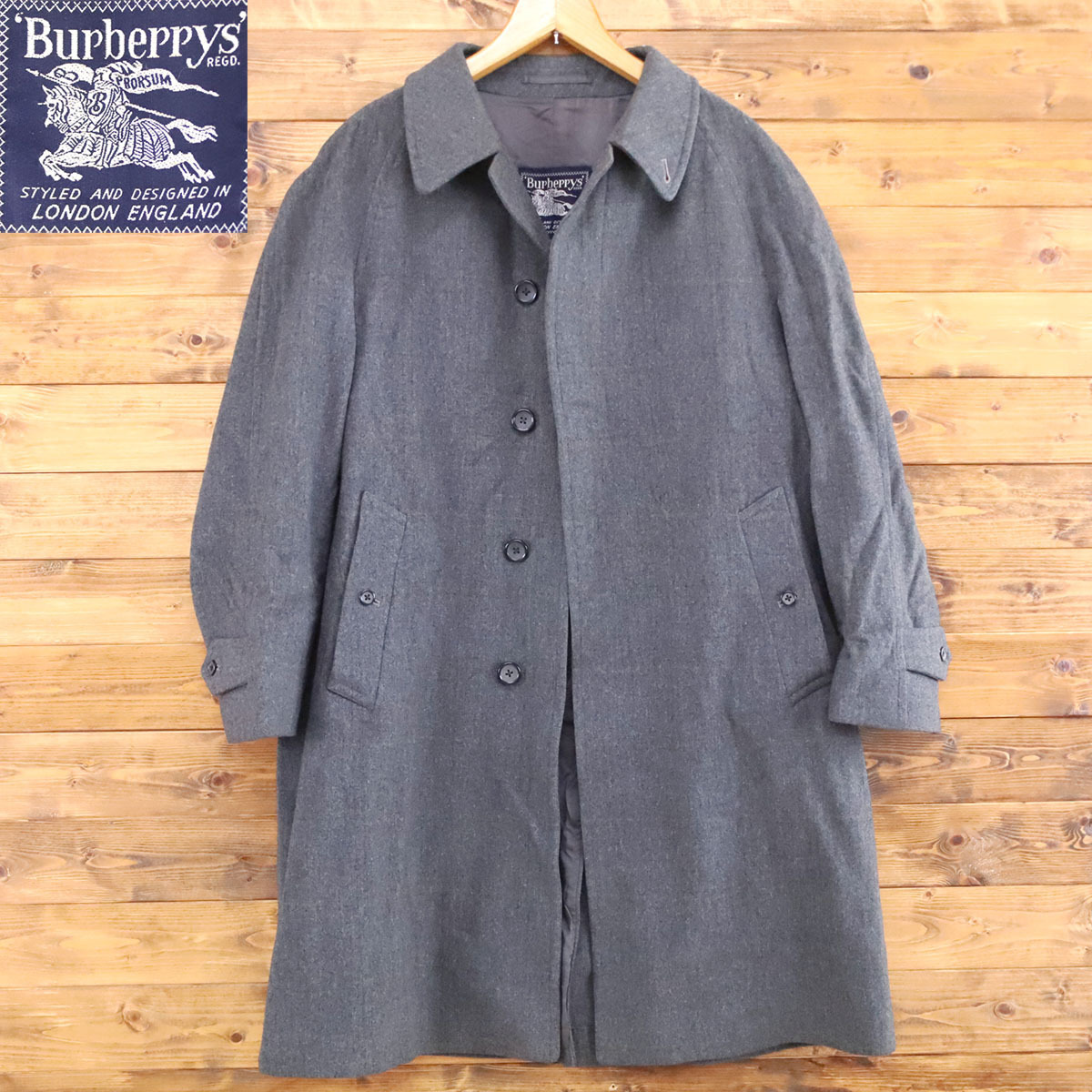 54/602 バーバリー プローサム BURBERRY PRORSUM ウール ステンカラー