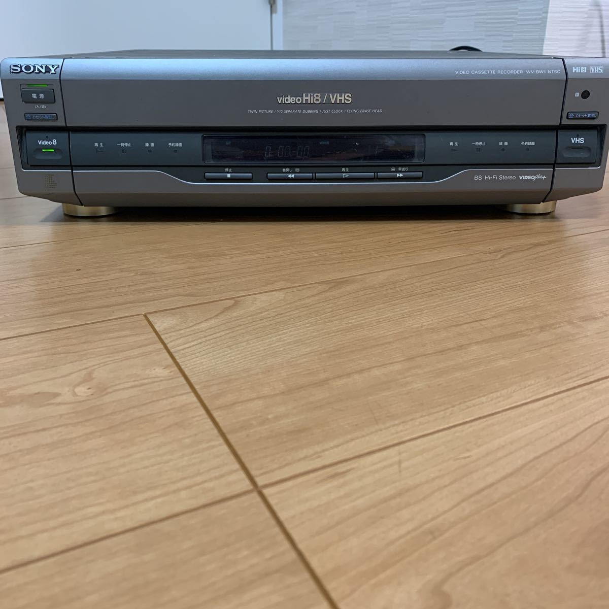 SONY Hi8/VHSデッキ WV-BW1 現状品 通電確認 WV-BW1 SONY ソニー CD版