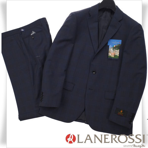 得価，SALE 1円 定価8万 イタリア生地 LANEROSSI ラネロッシ マルゾット ウール毛100% チェック二つ釦スーツ 92A5 総裏 ノータック 4760(Mサイズ)｜売買されたオークション情報、yahooの商品情報をアーカイブ公 Mサイズ