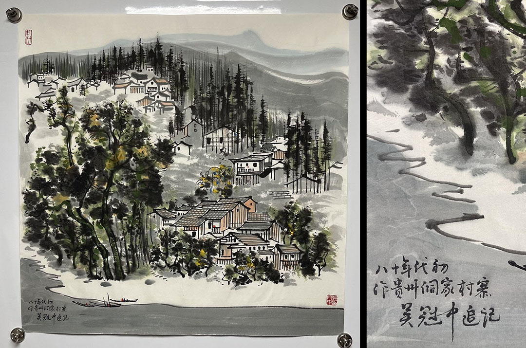 軸 道具 古美術瀬戸 福禄寿 英一蝶 共箱 掛軸 - 三行書 筆 0 小時代の