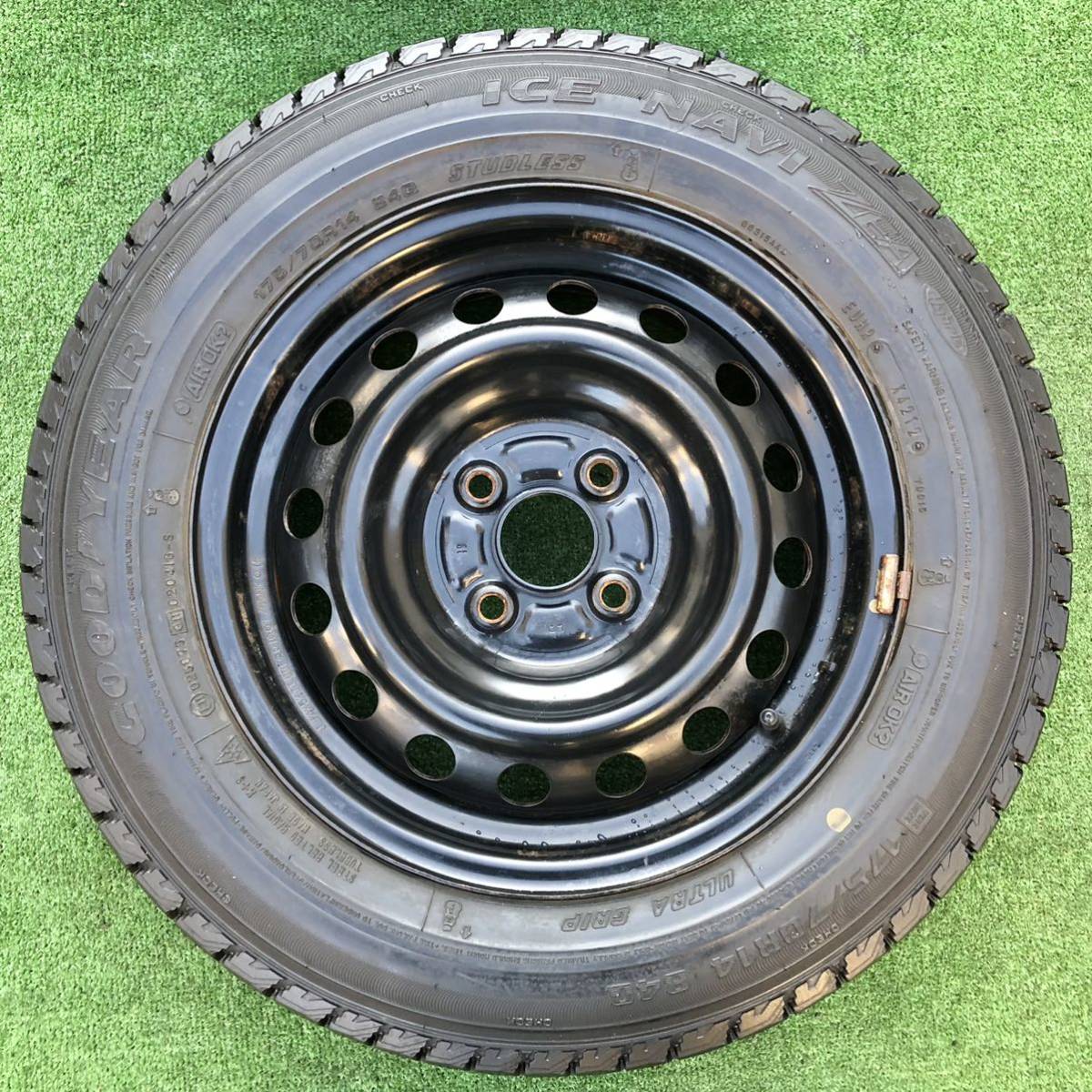 トヨタ 純正 14インチ スチールホイール☆GOODYEAR 175/70R14 4本 