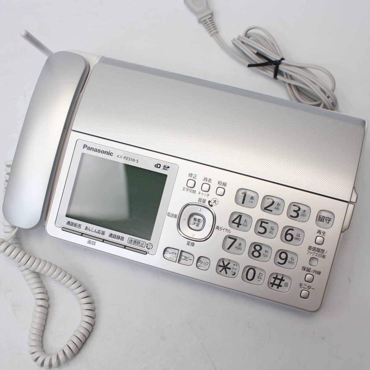 178)Panasonic パナソニック KX-PZ310DL-S 親機のみ シルバー デジタル 
