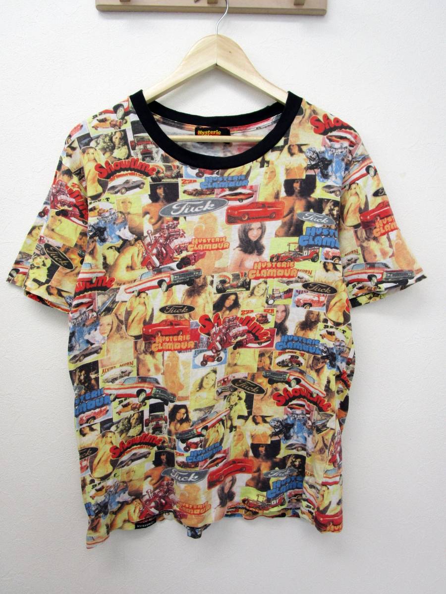 HYSTERIC GLAMOUR ヒステリックグラマー ガールズプリント 半袖 T