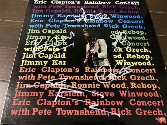低価，定番人気 Jim Capaldi エリック クラプトン ピート タウンゼント ロン ウッド 直筆サイン入り LP レコード(サイン)｜売買されたオークション情報、yahooの商品情報をアーカイブ公開 - オークファン サイン