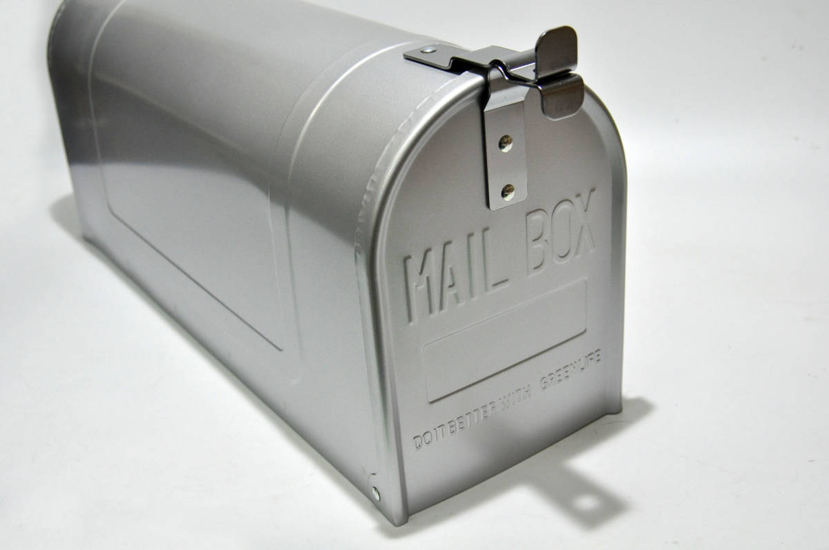 未使用品 MAIL BOX 郵便ポスト アメリカ us post シルバー インテリア 