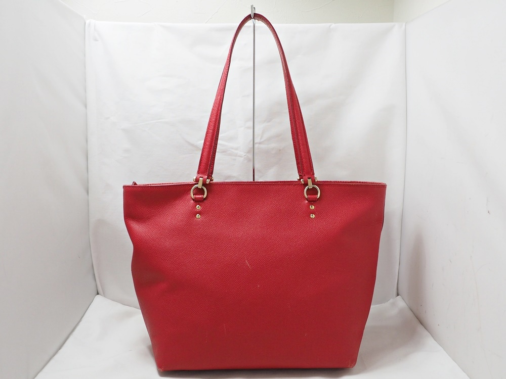 COACH コーチバッグショルダーバッグA4 赤新品