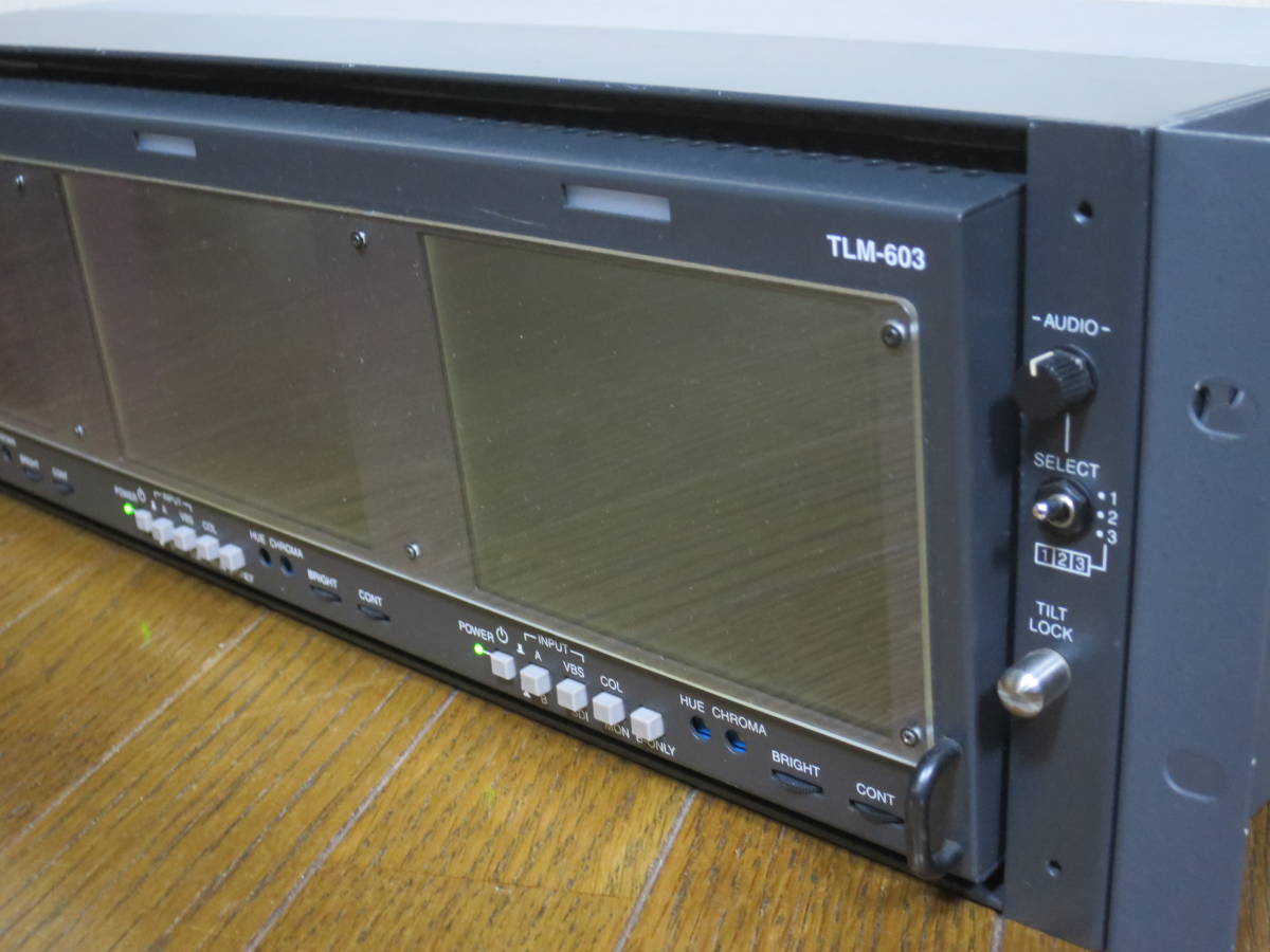 池上通信機 Ikegami 中古品 TLM-603 3連液晶 カラーモニタ (6型×3連) 完動品 6インチ a-siTFT液晶 HDTV 検)マスモニ トリニトロン SONY ② - Yahoo!オークション 池上通信機 hlm」の落札相場・落札価格 「ikegami Television