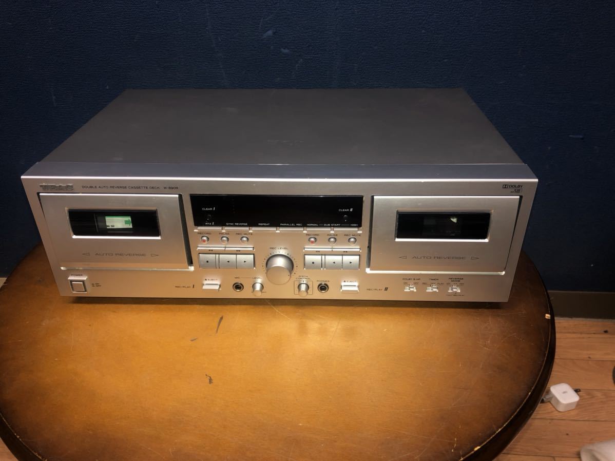 TEAC W-890R カセットデッキ TEAC W-890R カセットデッキ プレミアム