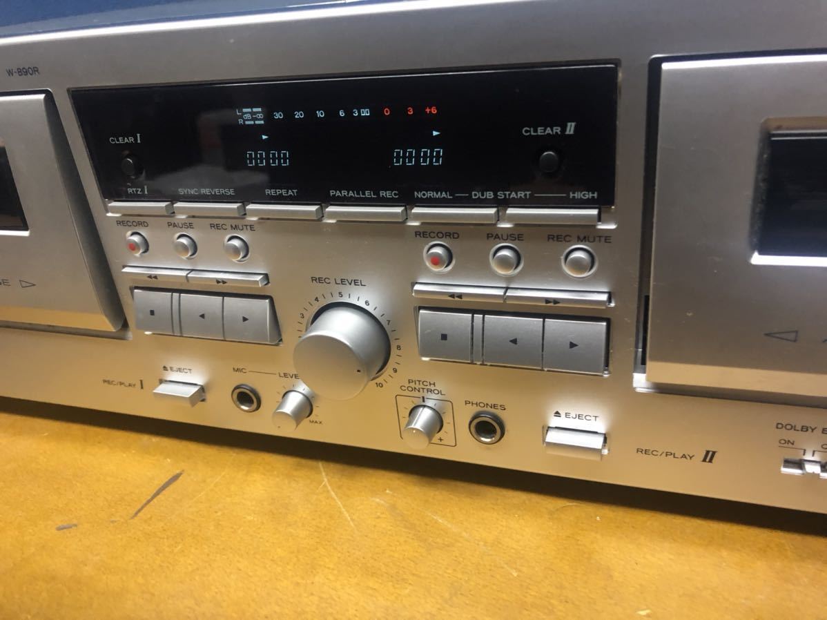 TEAC W-890R カセットデッキ TEAC W-890R カセットデッキ プレミアム