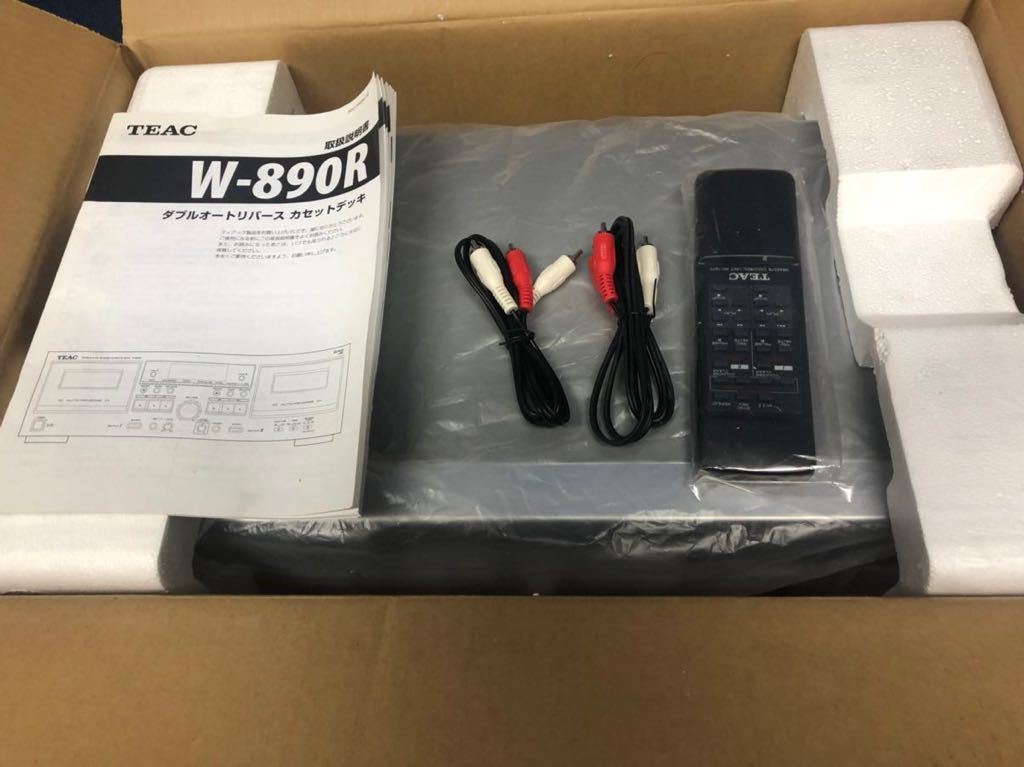 TEAC W-890R カセットデッキ TEAC W-890R カセットデッキ プレミアム