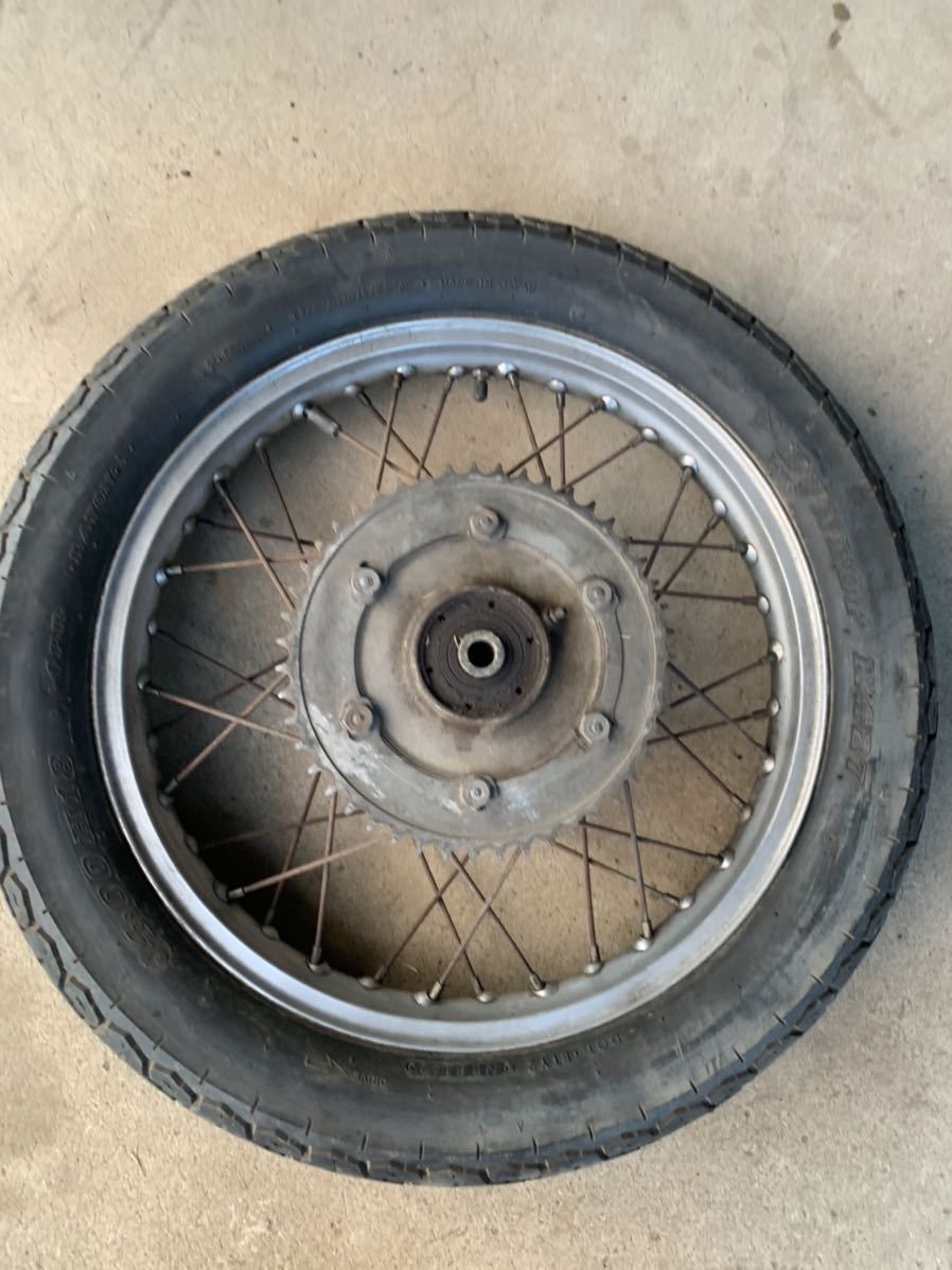 SR500 リアホイール SR400 1.85 18 takasago タカサゴ スプロケット