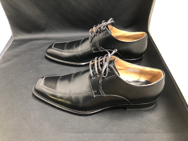 REGALリーガル◆Uチップ レザービジネスシューズ【状態良好】25.5cm 124R Uチップ ビジネスシューズ リーガル シューズ リーガル／REGAL Vチップ