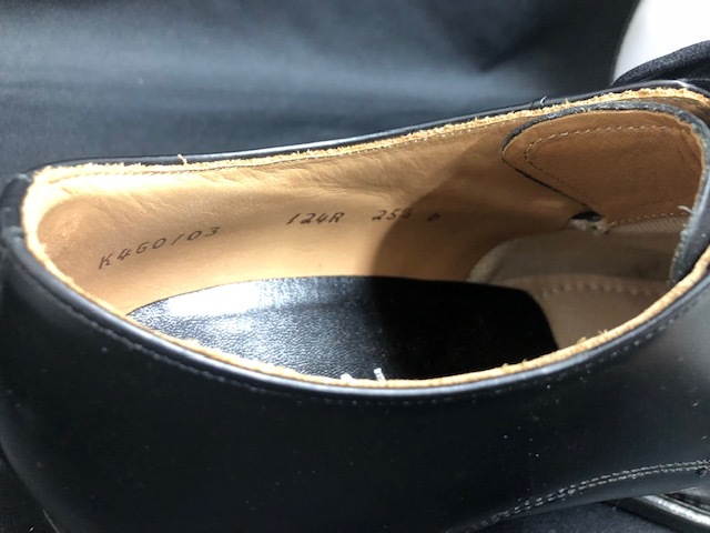 REGALリーガル◆Uチップ レザービジネスシューズ【状態良好】25.5cm 124R Uチップ ビジネスシューズ リーガル シューズ リーガル／REGAL Vチップ
