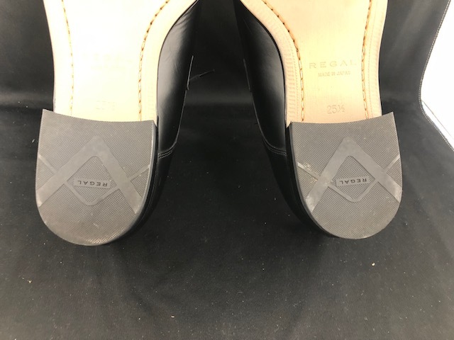 REGALリーガル◆Uチップ レザービジネスシューズ【状態良好】25.5cm 124R Uチップ ビジネスシューズ リーガル シューズ リーガル／REGAL Vチップ