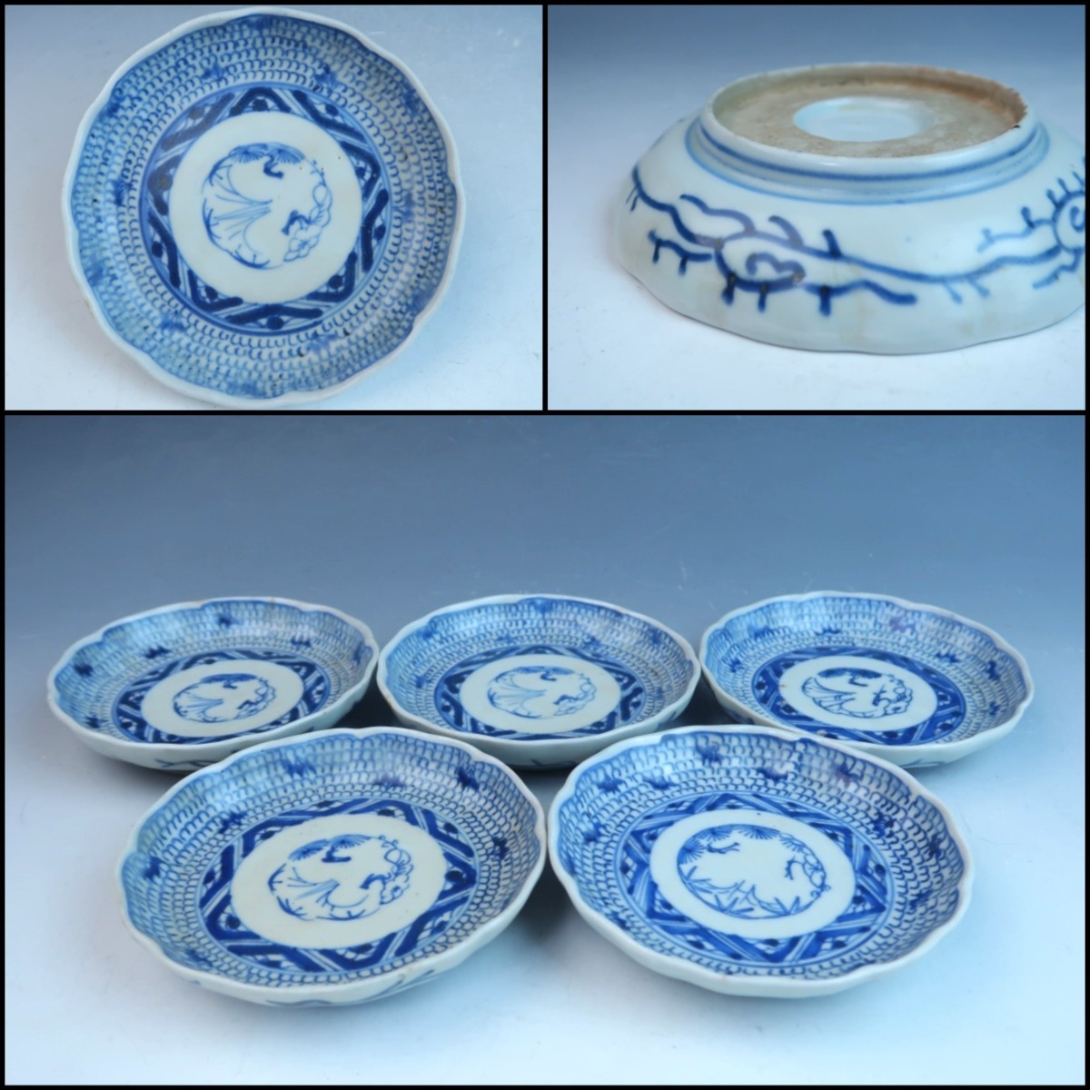 九谷焼 和食器の愉しみ 工芸店ようび 古物名品 Cross 鉢 ☆九谷焼 赤絵