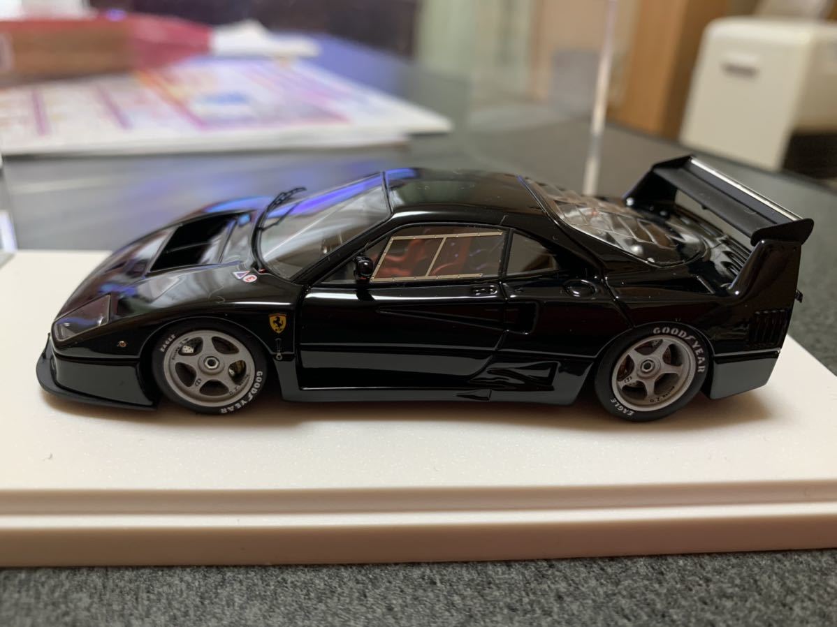 ☆1⁄43☆フェラーリ F40 コンペティツィオーネ☆ブラック☆メイクアップ☆