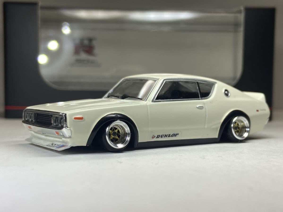 1/64 改 日産 スカイライン2000GT-R KPGC110 ケンメリ 車高短 深リム