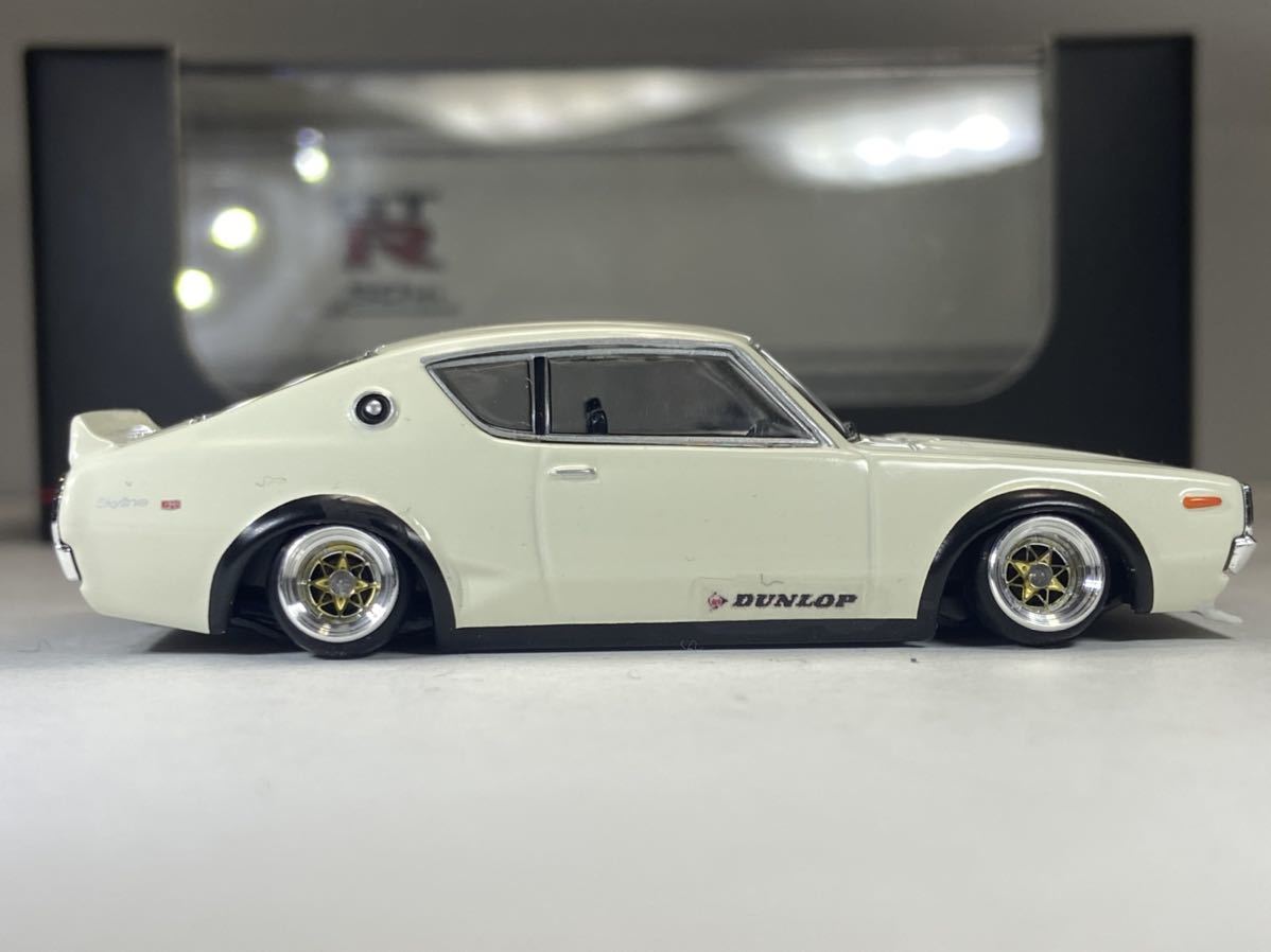1/64 改 日産 スカイライン2000GT-R KPGC110 ケンメリ 車高短 深リム