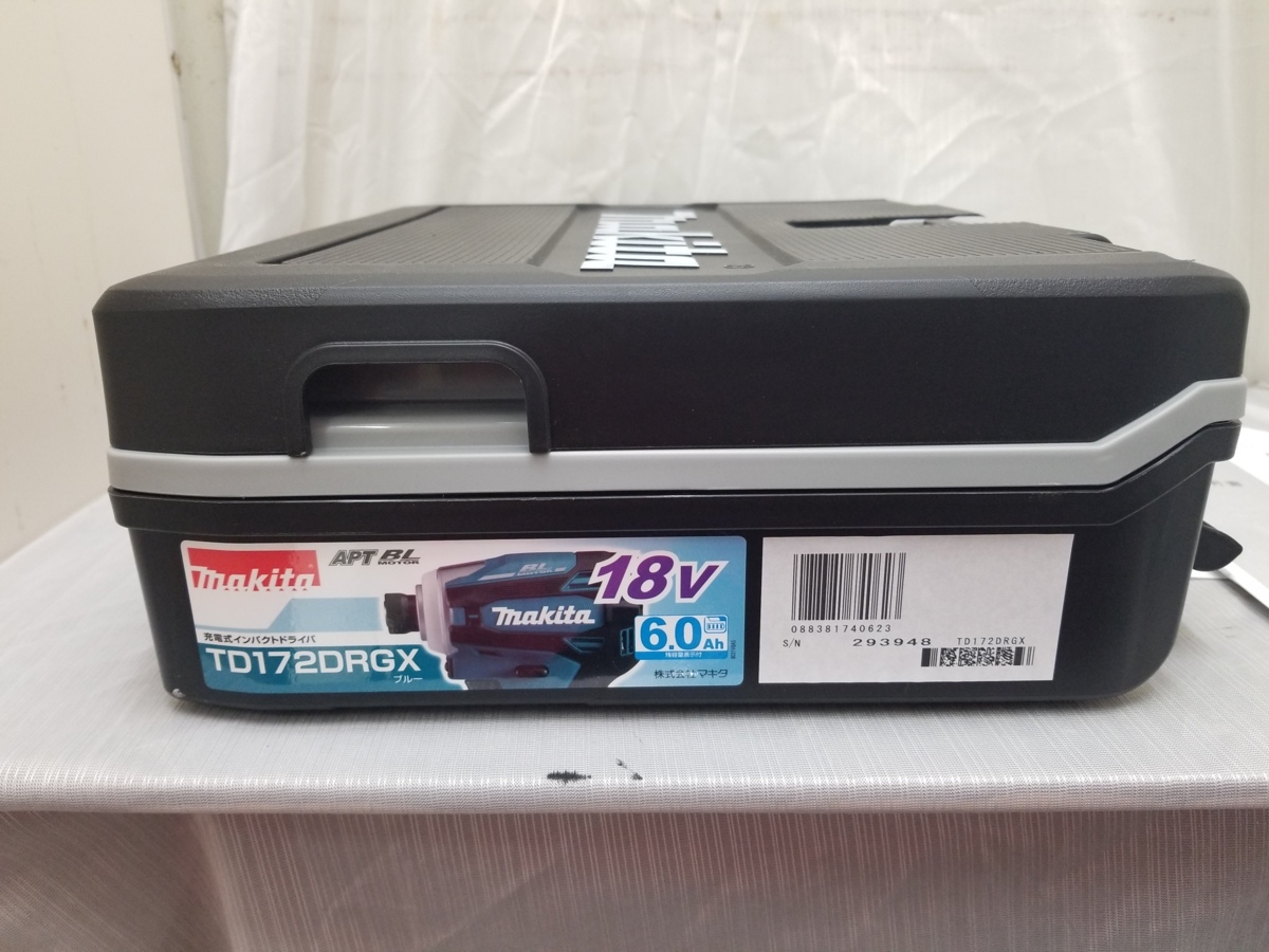 マキタ TD172DRGX 18V 6.0Ah 充電式インパクトドライバ makita | 廃番送料無料 トルク180Nm 充電式インパクトドライバー ブルー ドライバー コードレスインパクトドライバー インパクトドライバTD172(18V)青 インパクト インパクトドライバTD172(18V)黒