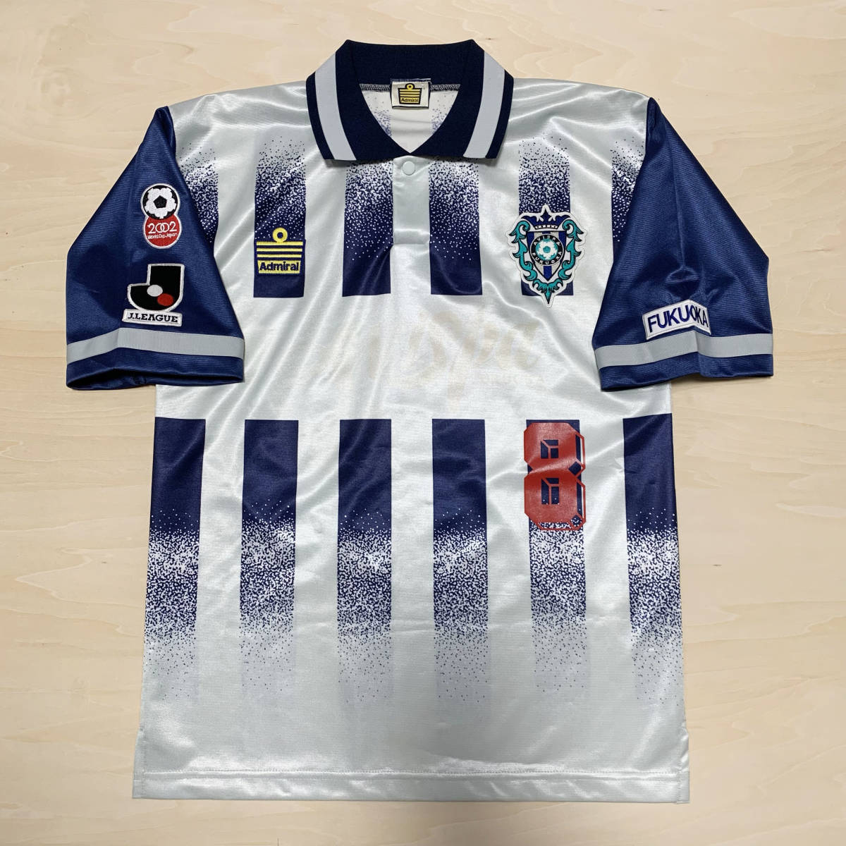 希少品】アビスパ福岡1995 1996アウェイユニ 背番号18 admiral 【公式