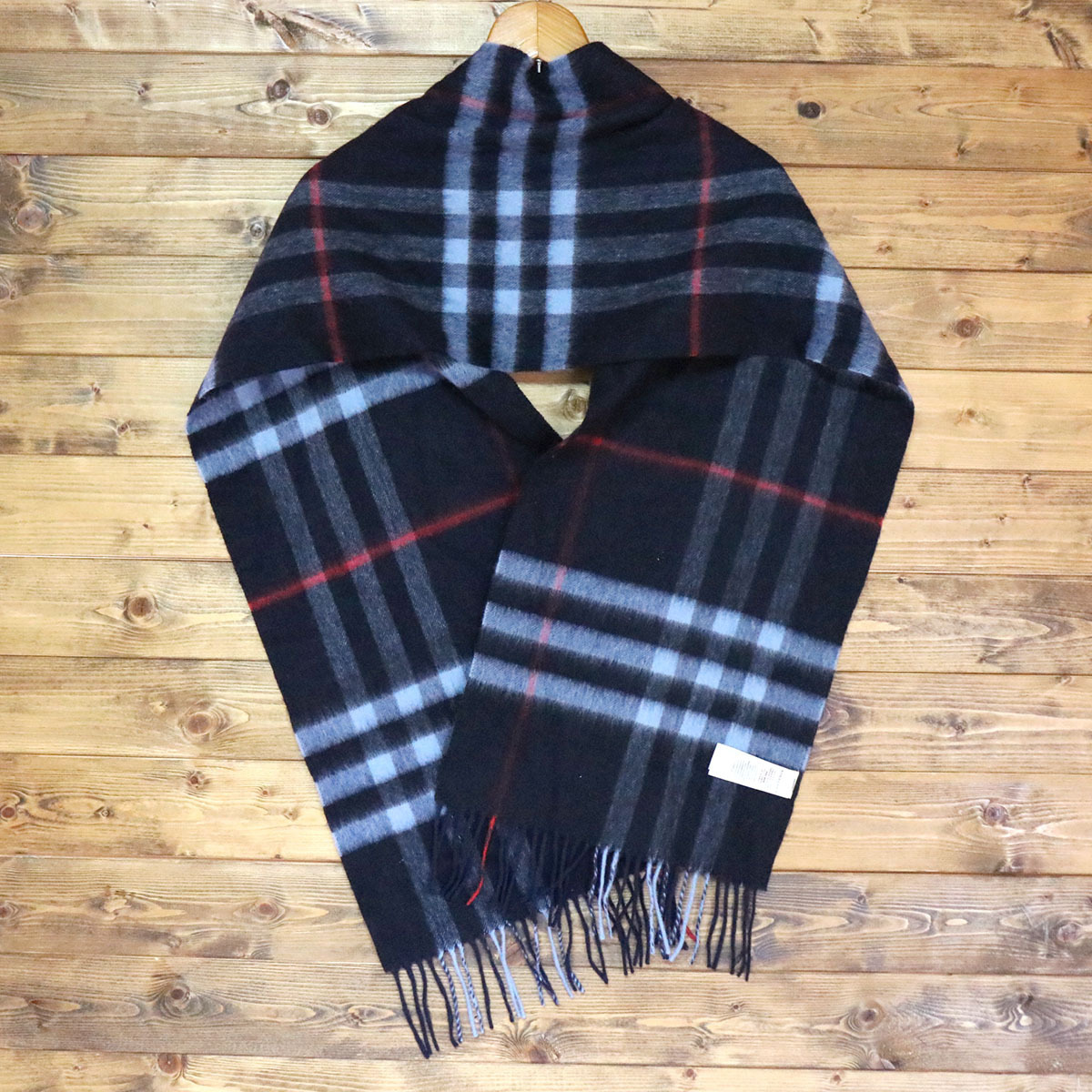 66/505 BURBERRY バーバリー カシミヤ マフラー ストール スカーフ 山