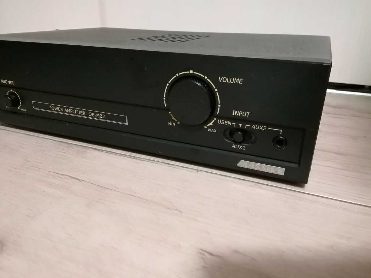 現状品】MASSIVE モノラルパワーアンプ OE-M22 マッシブ オースミ電機 