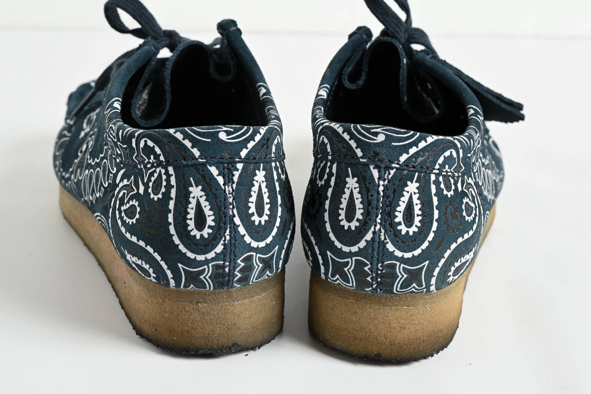 Clarks ORIGINALS クラークス Supreme bandana wallabee navy