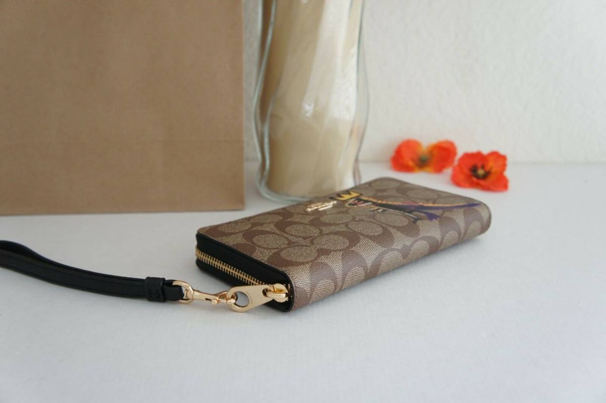 新品□コーチ COACH□バスキアコラボ コーティングキャンバス 