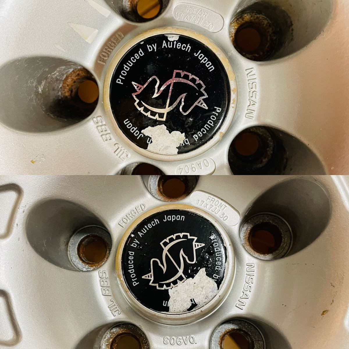 ○日産純正 BBS製 WGNC34 ステージア オーテックバージョン 260RS 17 
