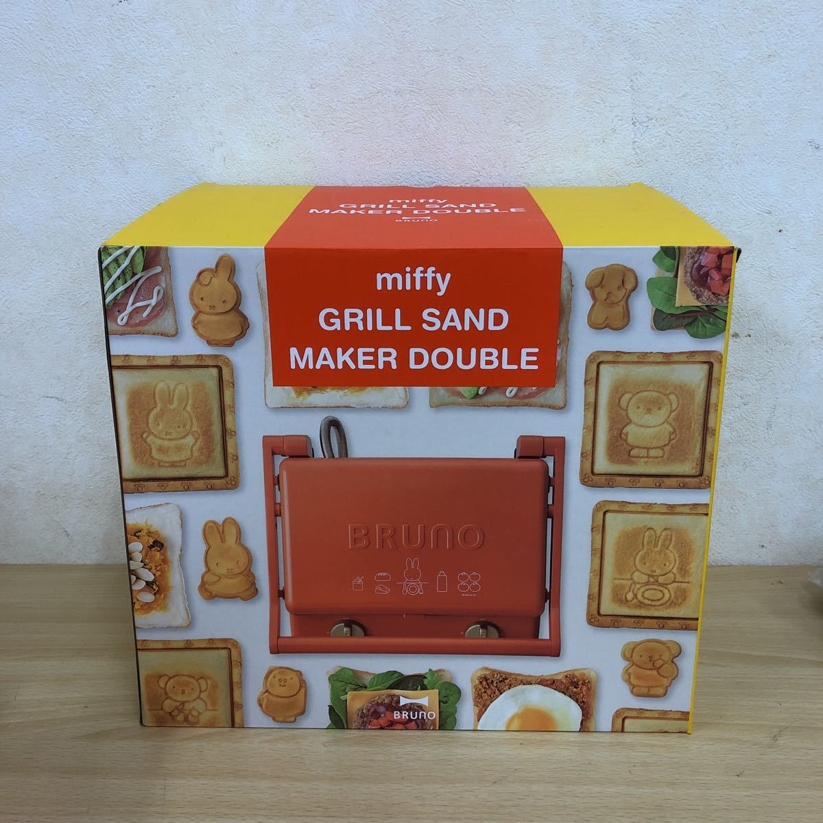 新作入荷，格安 品 BRUNO miffy グリルサンドメーカー ダブル BOE089 ブルーナレッド ブルーノ ミッフィ(サンドメーカー)｜売買されたオークション情報、yahooの商品情報をアーカイブ公開 - オークファン サンドメーカー