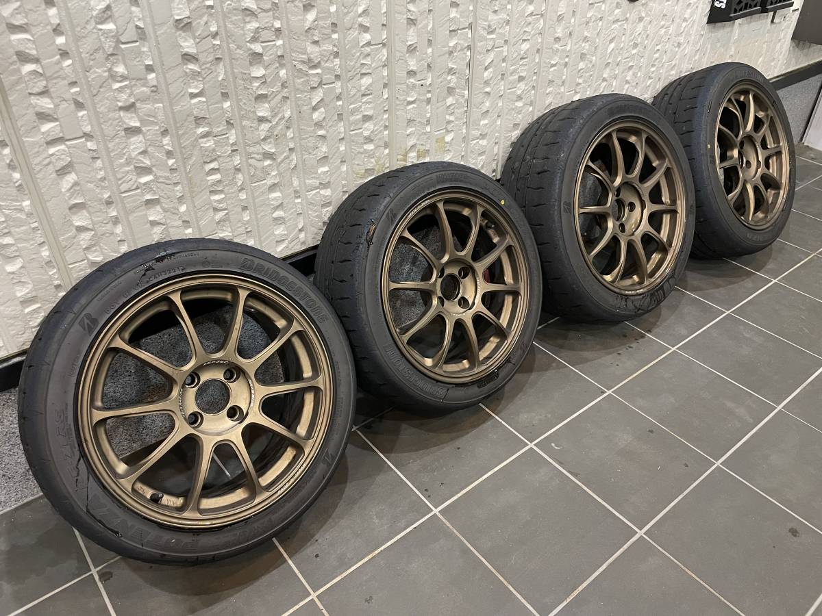 ロータスエリーゼ＆エキシージ用 RAYS ZE40ブロンズ＋ポテンザRE71RS10 