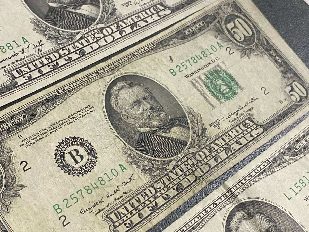 アメリカ20ドル札まとめて5枚(世界)｜売買されたオークション情報、yahoo 【