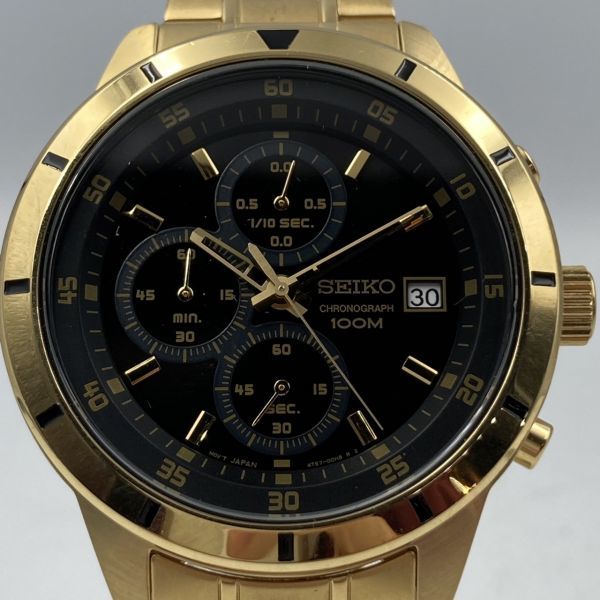 A739-I28-2201◎SEIKO セイコー CHRONOGRAPH クロノグラフ100M