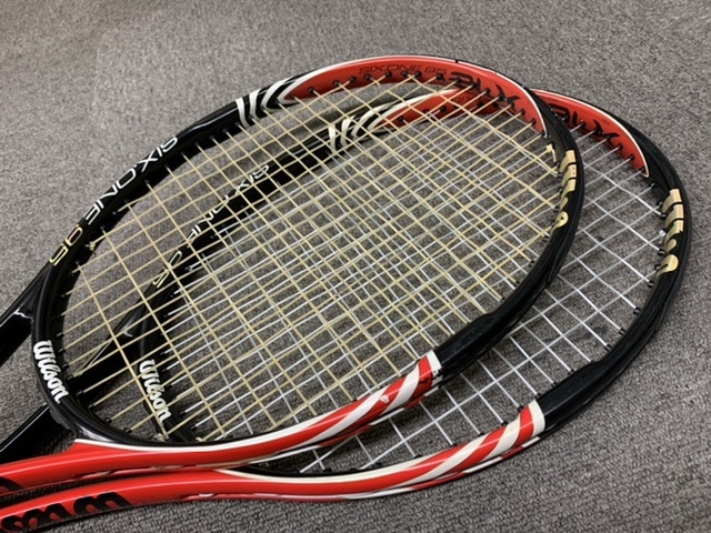 1641○中古品 バボラ、ウィルソン、ヘッド テニスラケット6本セット 