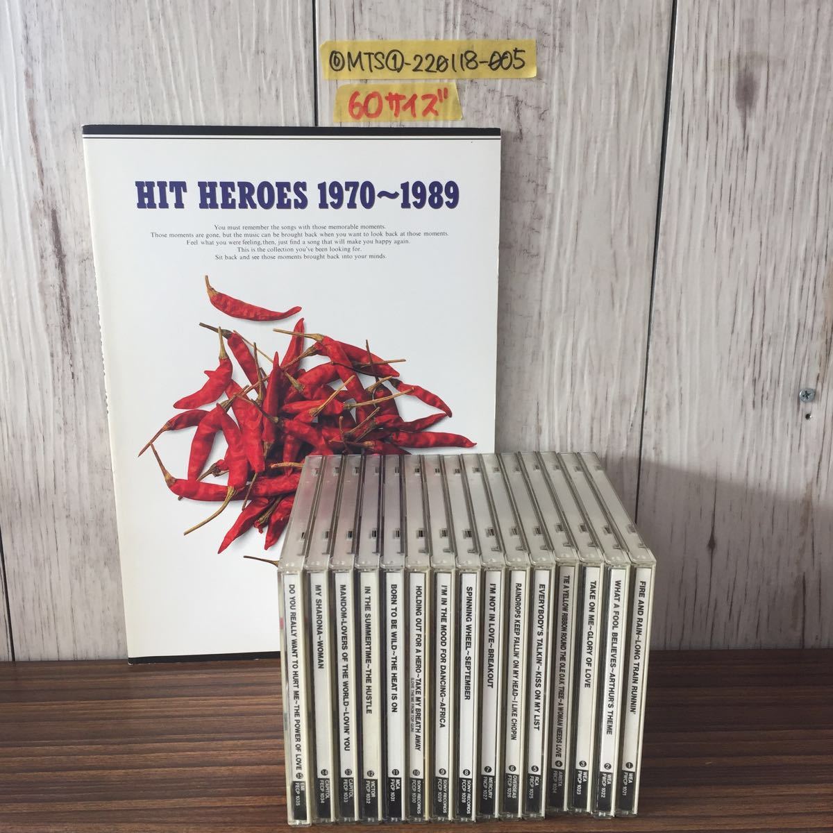 HEROES - 1970～1989 HIT サンプル メルカリ 洋楽CD⑦ CD THE HERO 