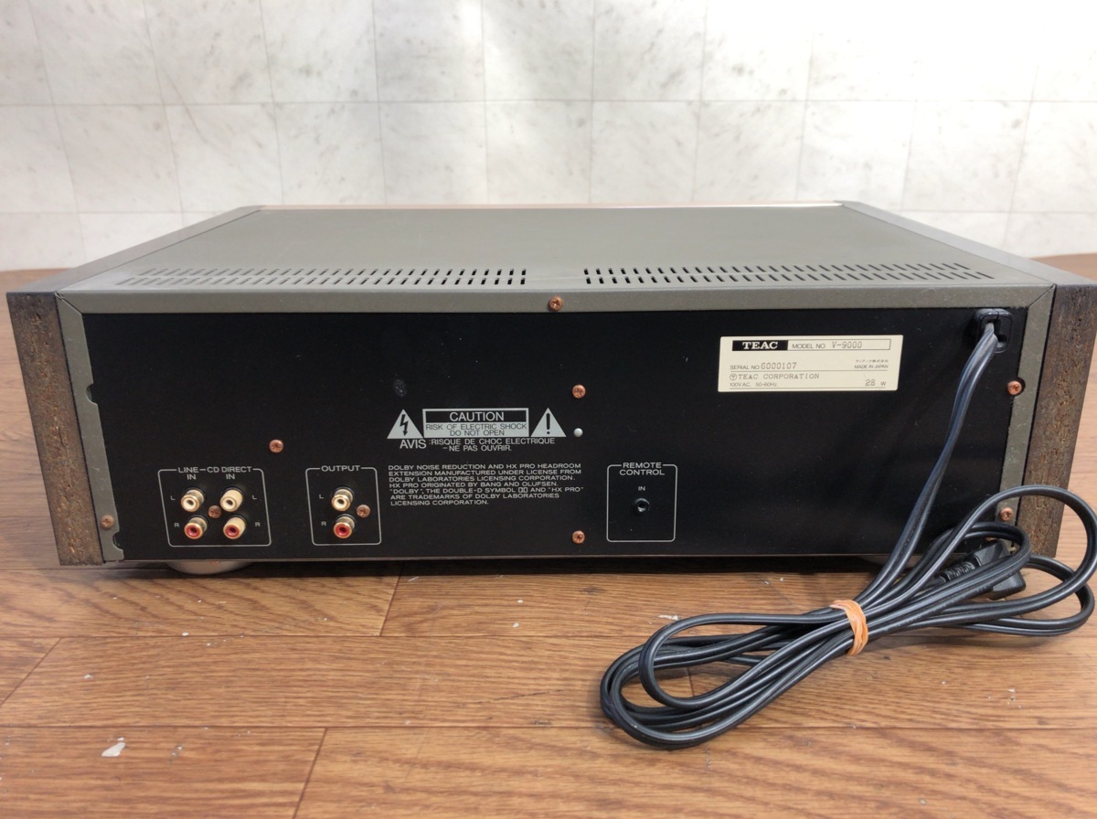 TEAC - V-9000 v-9000」の落札相場・落札価格 「teac Yahoo