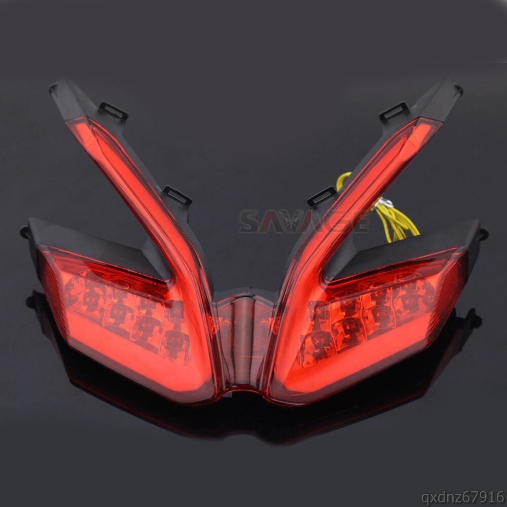 ドゥカティ 9 959 1199 1199r 1199s 1299パニガーレモーターサイクルテールライトリアテールライトブレーキターンシグナルライトインジケーターランプ用 Color Shell Smoke ブレーキライト 誠実 959