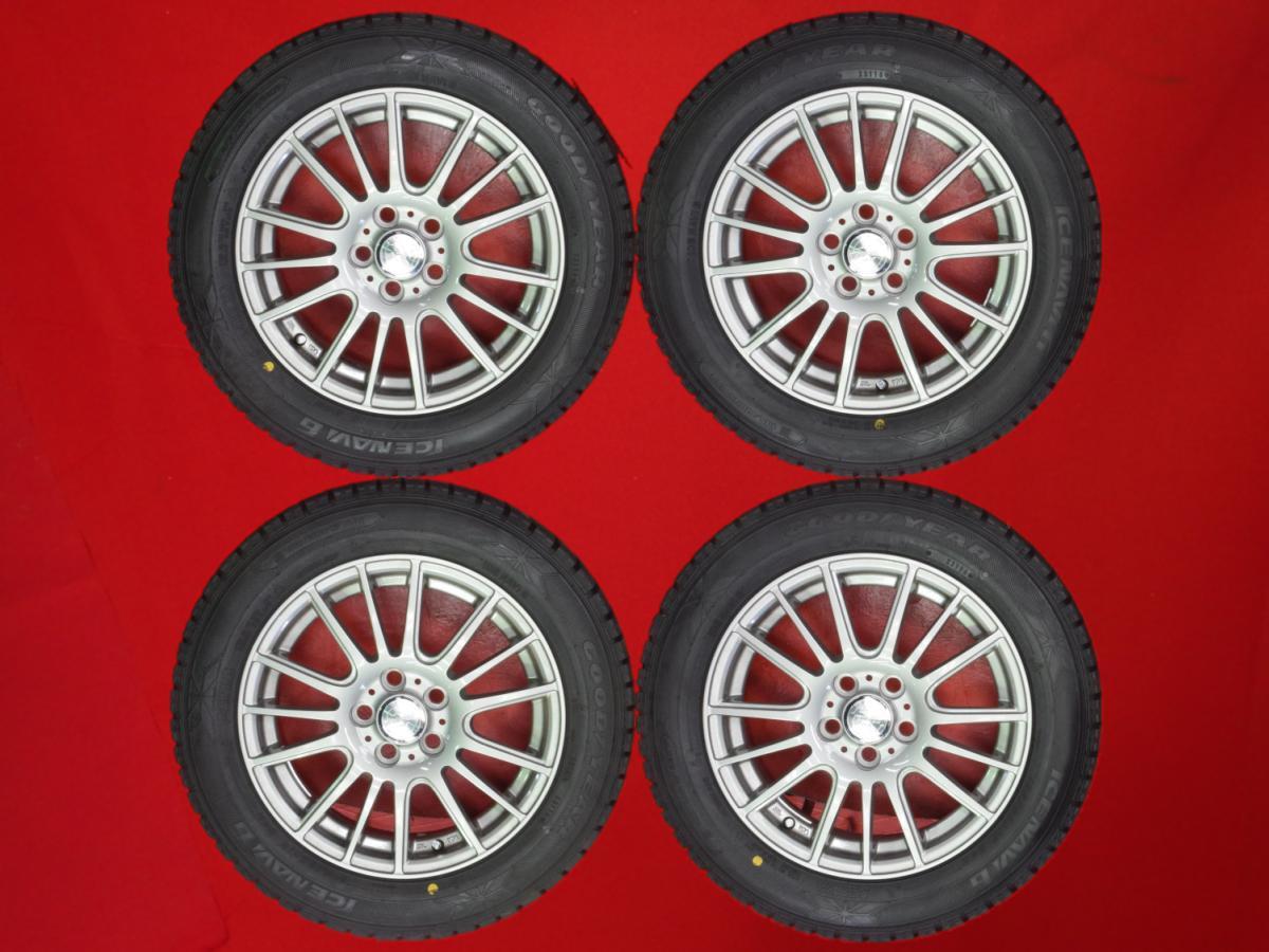 スタッドレス ravrionselzer+グッドイヤーアイスナビ6 185/60R15 9分山★シエンタに！stwt15