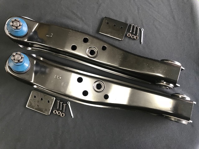 新品、未使用 (カザマオート製）延長ロアアーム35ｍｍ　日産系　S14、S15 S15 延長ロアアーム S14 35mm C35 カザマオート製 180SX プレス型 S13