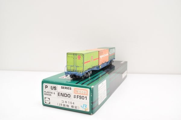 激安大特価 ENDO エンドウ ＃F901 コキ104 JRF 標記 貨車 ジャンク /63(貨物列車)｜売買されたオークション情報、yahooの商品情報をアーカイブ公開 - オークファン 貨物列車