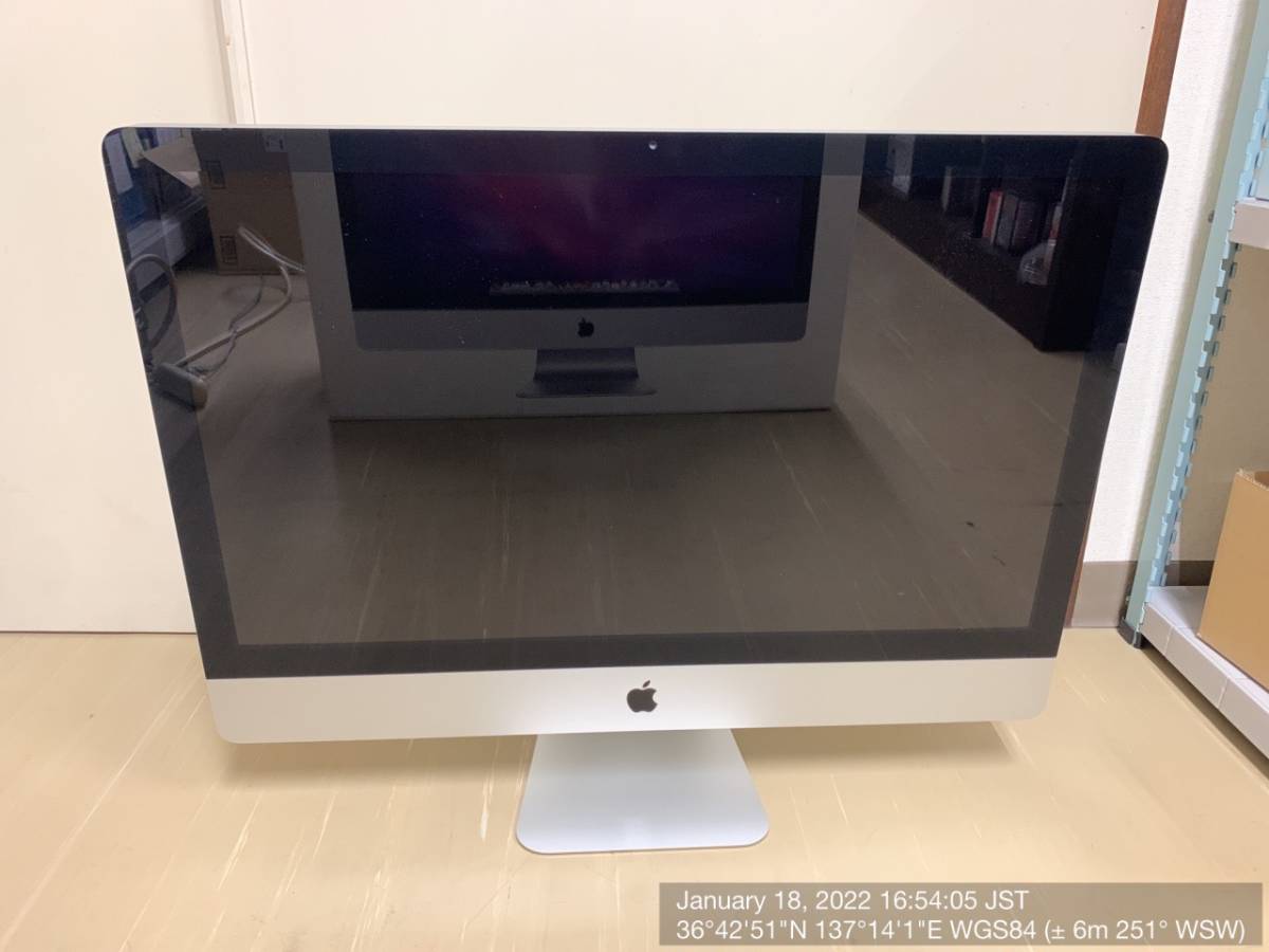 iMac 2009 27インチ ☆本体とリカバリーディスクのみ☆ ジャンク品 