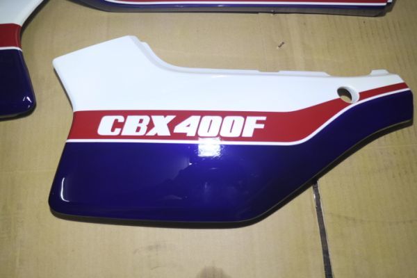 美品 CBX400F CBX550F NC07 PC04 1型 青白 塗装後未使用 外装 セット