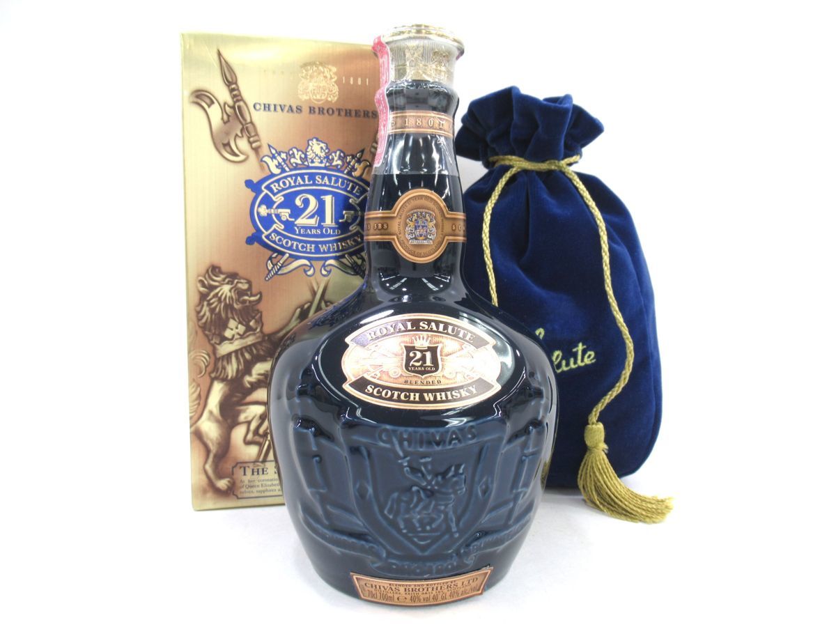 古酒 ROYAL SALUTE ロイヤルサルート 21年 シーバス ブラザーズ ブレン