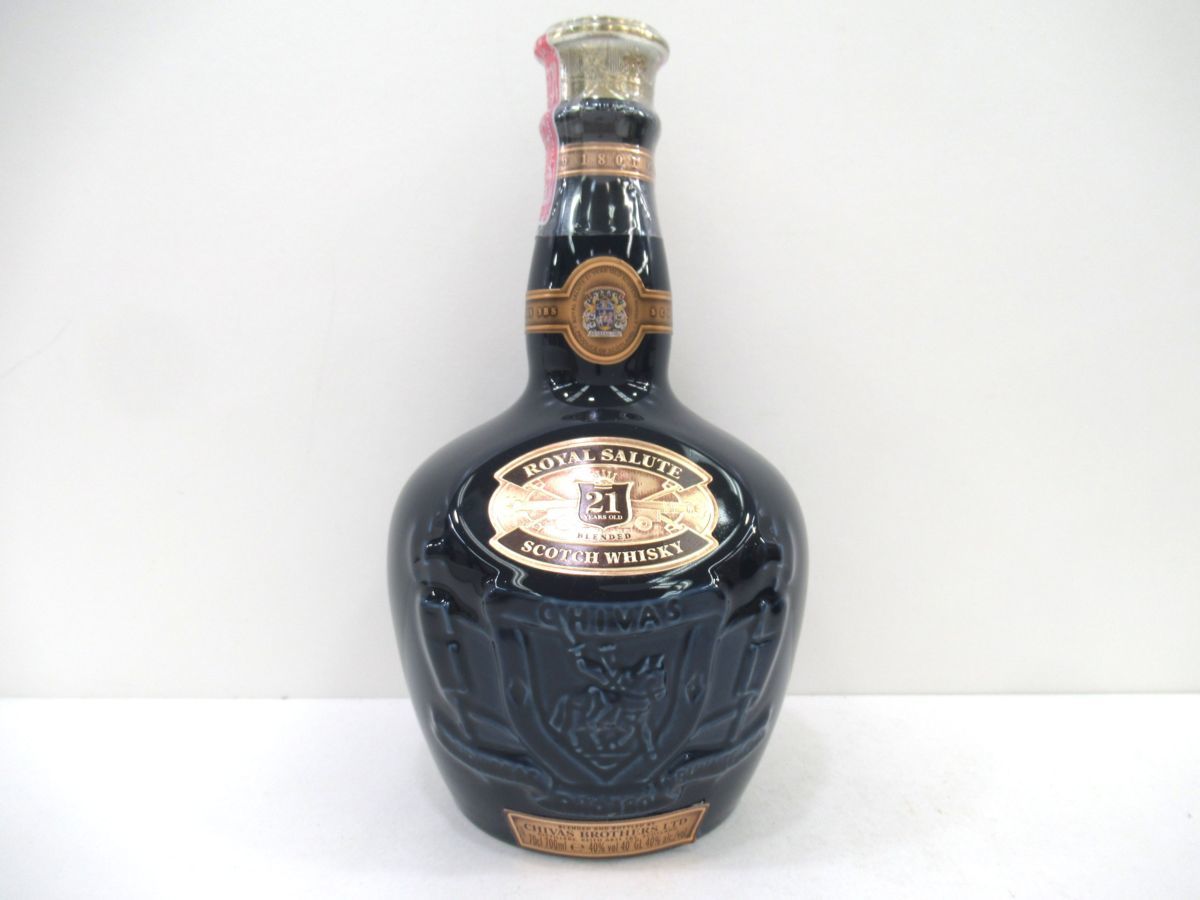 古酒 ROYAL SALUTE ロイヤルサルート 21年 シーバス ブラザーズ ブレン