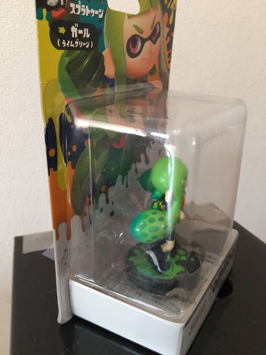 未開封 amiibo ガール スプラトゥーン ライムグリーン