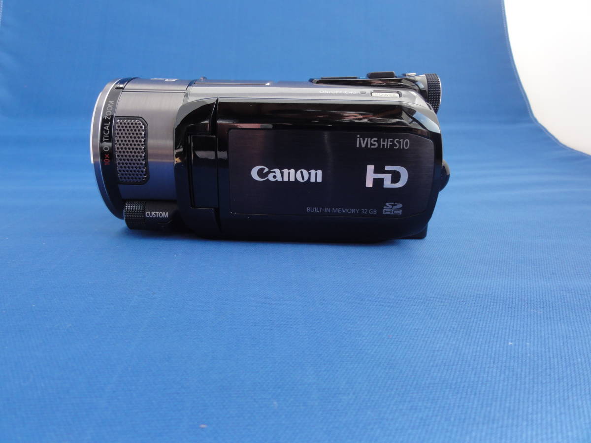 カメラ Yジャンク Canon ĪVIS HF S10 ビデオカメラ バッテリー S