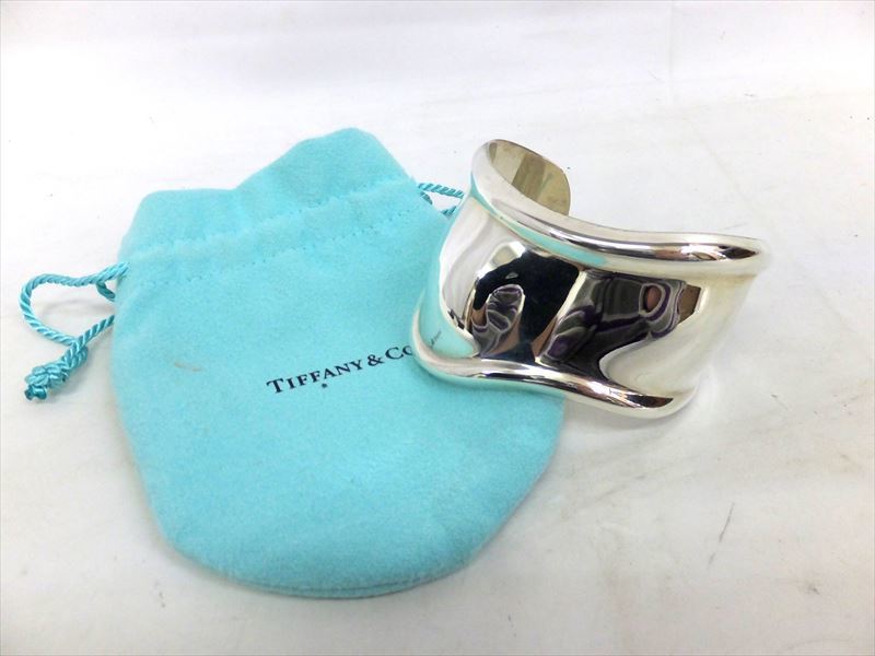 【極美品】 ティファニー ボーンカフ バングル ブレスレット 左手用 925 極美品】 ティファニー ボーンカフ バングル ブレスレット 左手用 925