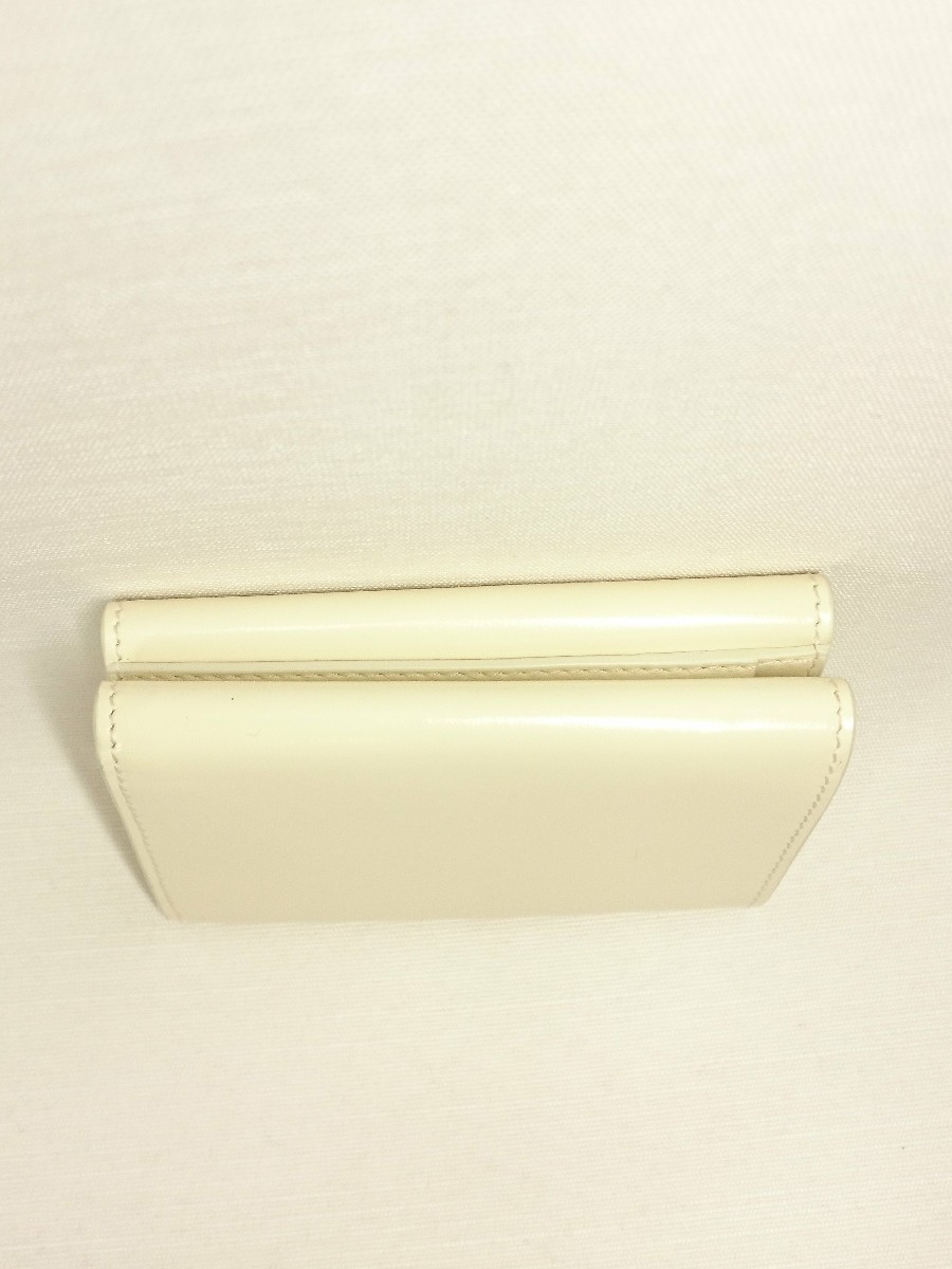 JIL SANDER◆3つ折り財布/-/BEG/ユニセックス/ホワイトベージュ JIL 三つ折り財布 ジルサンダー ベビーウォレット メンズ ブランド